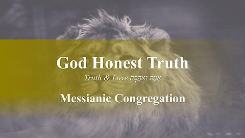 God Honest Truth Live Stream 3/26/2021 - Kosher Eating/Dietary Laws