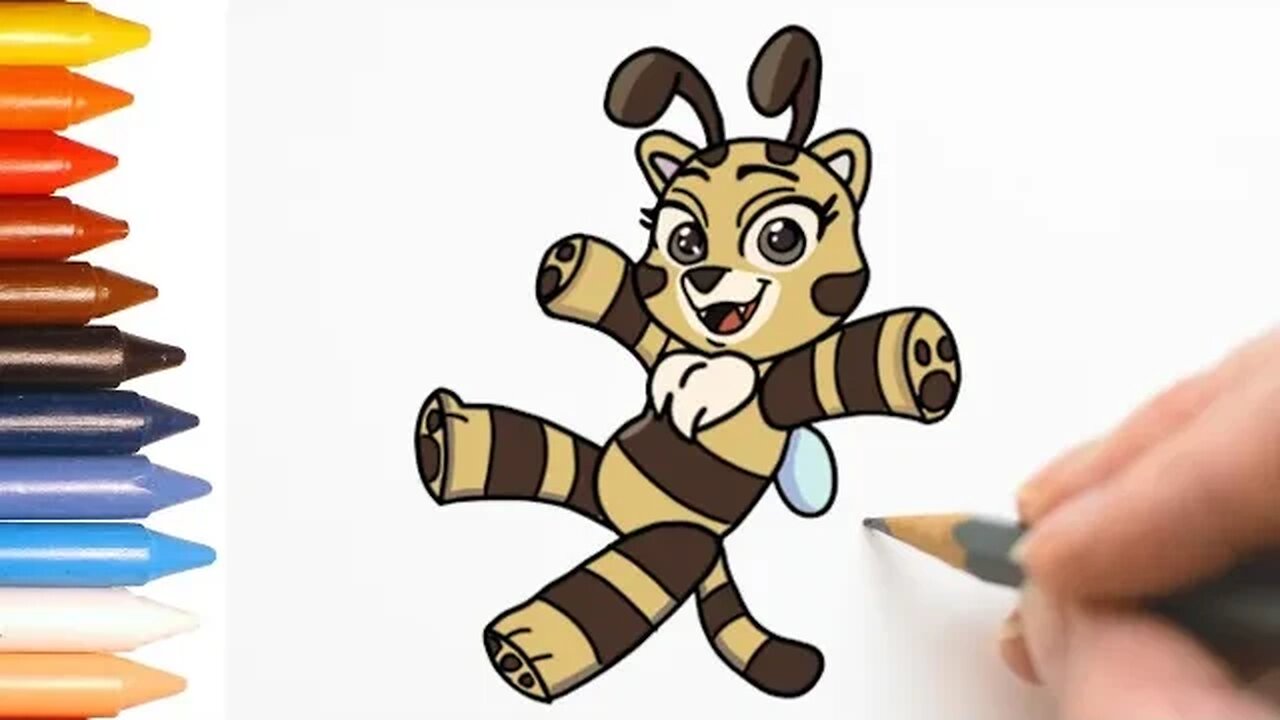 COMO DESENHAR CATBEE - POPPY PLAYTIME - FÁCIL #poppyplaytime #catbee #desenho