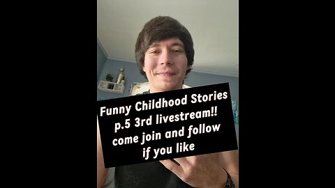 Funny Childhood Stories p.5 & talking about n3on/sam, 3rd Livestream!