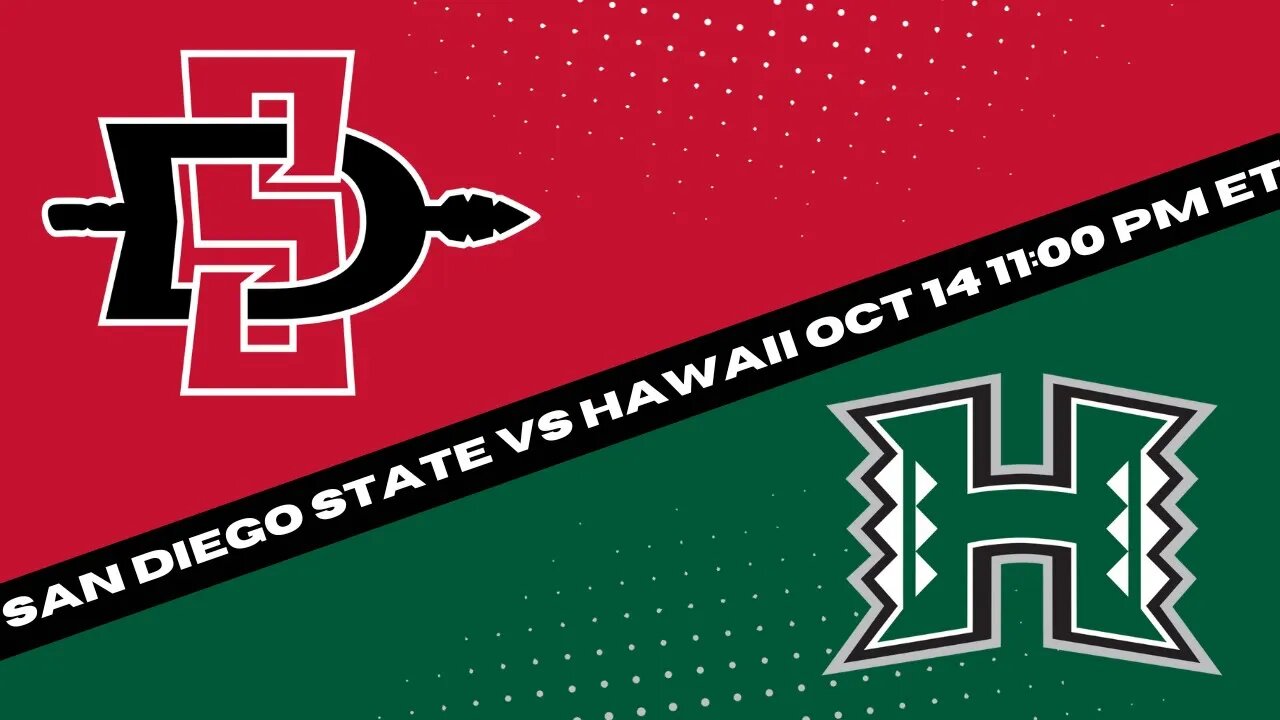 San Diego State vs Hawaii Prediction and Picks - College Football Picks Week 7