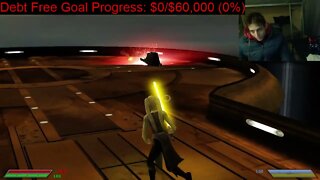 Darth Revan VS Yoda In A Battle With Live Commentary In Star Wars Jedi Knight Jedi Academy