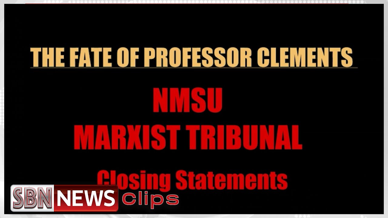 Professor Clements Termination Hearing - Closing Statements - 4508