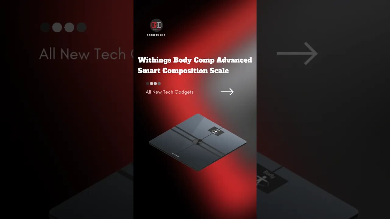 Withings Body Comp Advanced Smart Composition Scale #gadgets #coolgadgets #accessories #technology