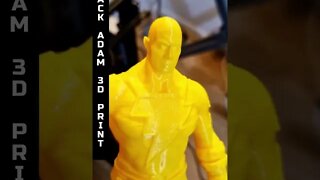 Black Adam 3D Printed #shorts #blackadam #dwaynejohnson #shazam