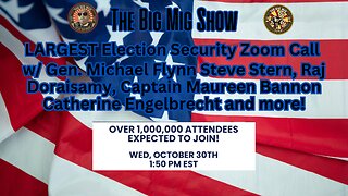 LARGEST Election Security Zoom Call w/ Gen. Michael Flynn Steve Stern Capt Maureen Bannon & more!