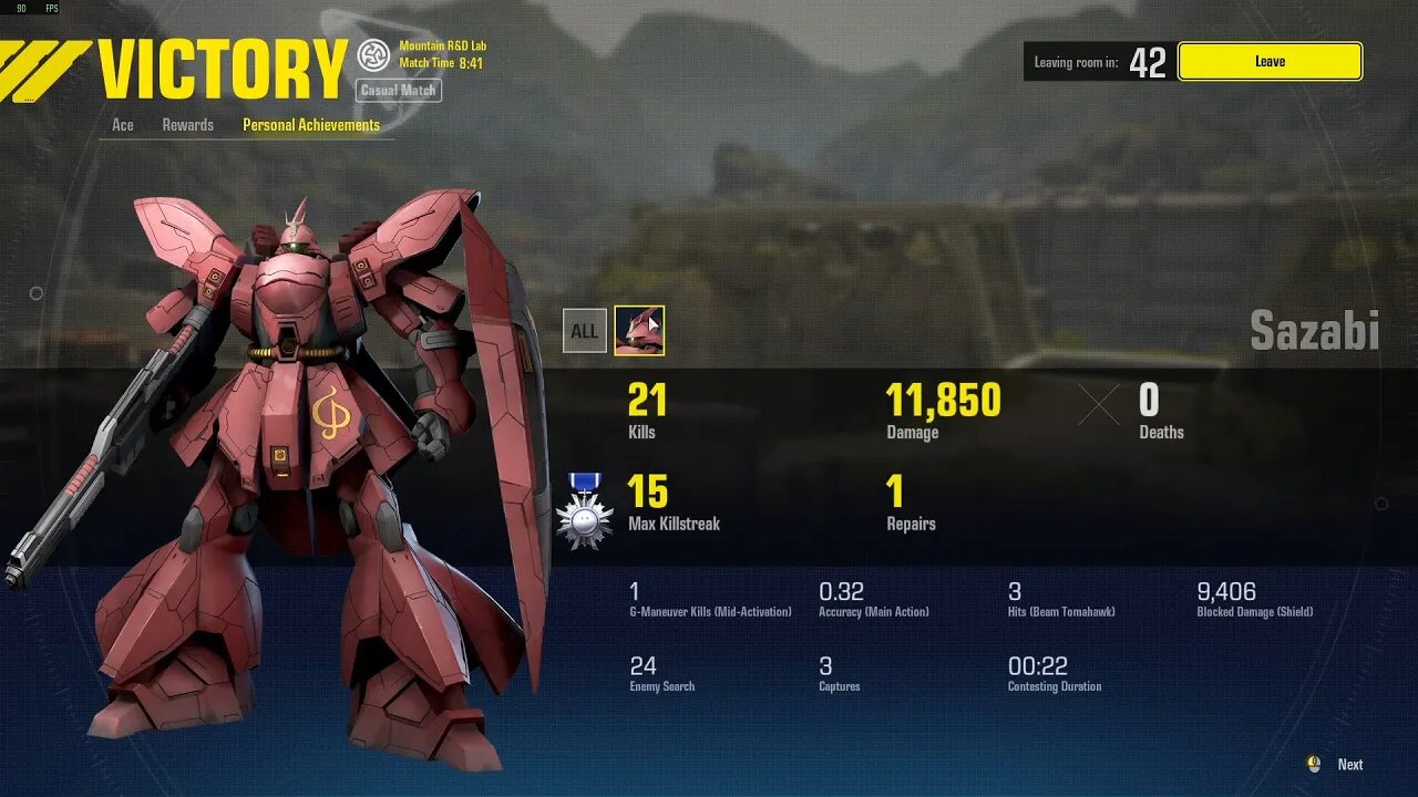 Can Sazabi be taken down? 0 death game | Gundam Evolution | Casual | No Commentary | Full Game