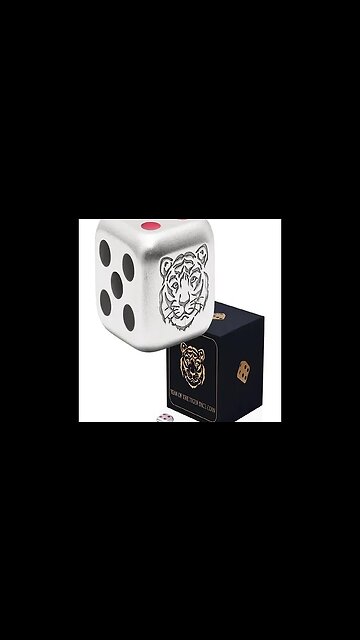 1 PC FIJI 2022 $1 1 OZ SILVER LUNAR YEAR OF THE TIGER DICE COLORIZED ANTIQUED SET