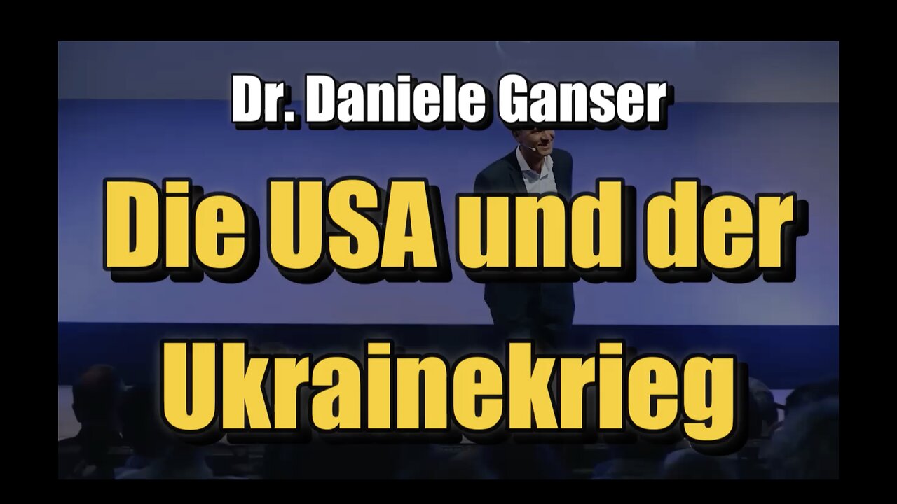 🟥 Die USA und der Ukraine-Krieg (Daniele Ganser ⎪ Basel, 02.09.2023)