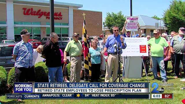 State retirees, delegate frustrated with change to prescription drug coverage