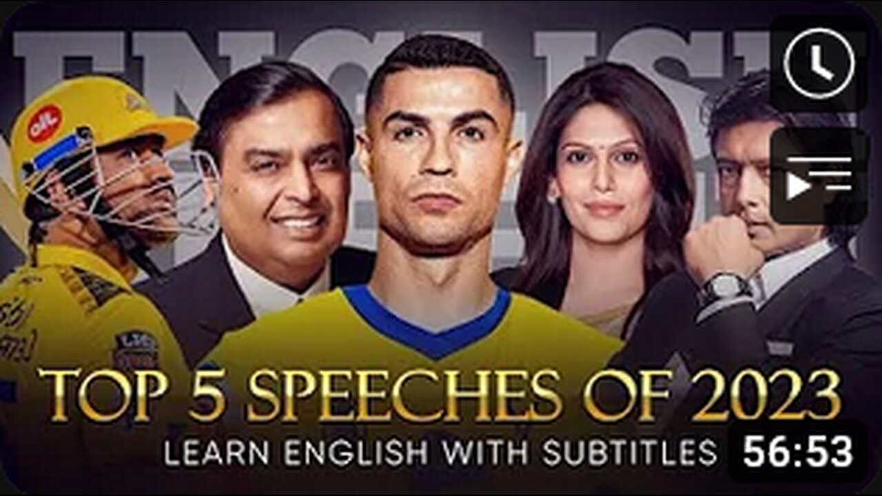 ENGLISH SPEECH | TOP 5 SPEECHES of 2023 (English Subtitles)