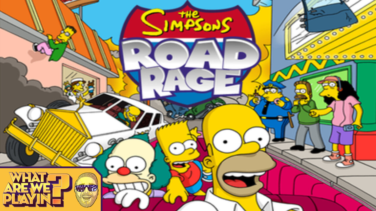 Simpsons Road Rage PS2 Gameplay