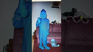 My Quagsire Pokemon Halloween Costume as a kid