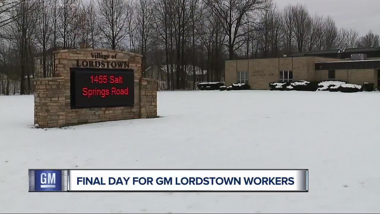 Production to end at GM Lordstown, Ohio plant on Wednesday