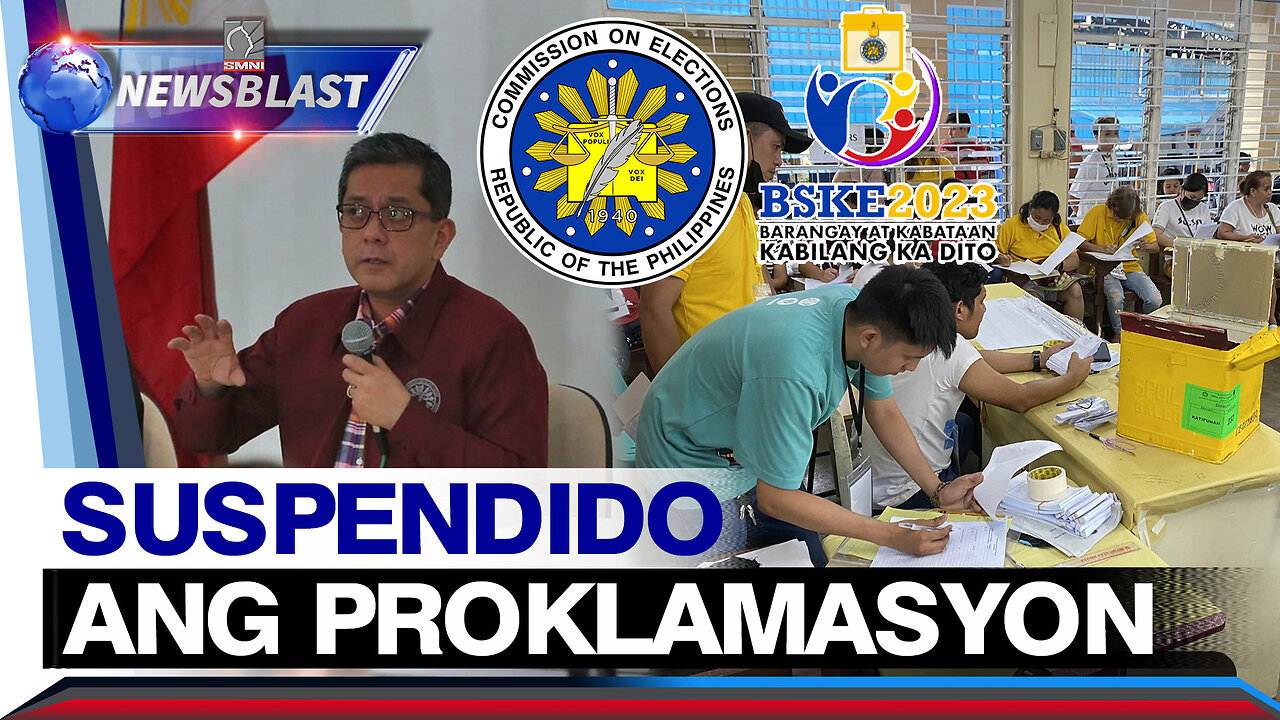Proklamasyon ng 100 nanalong kandidato sa BSKE, suspendido