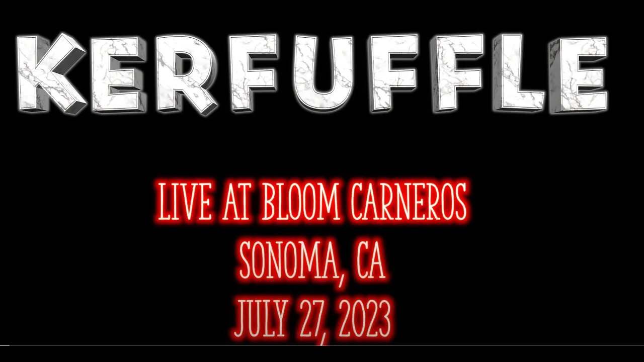 "Fracus Cactus" by Kerfuffle live at Bloom Carneros in Sonoma.