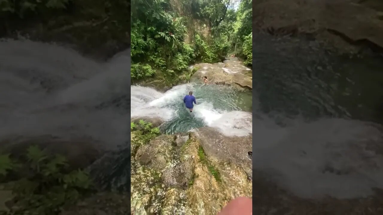 Cliff Jumping at Blue Hole in Jamaica! - Part 1