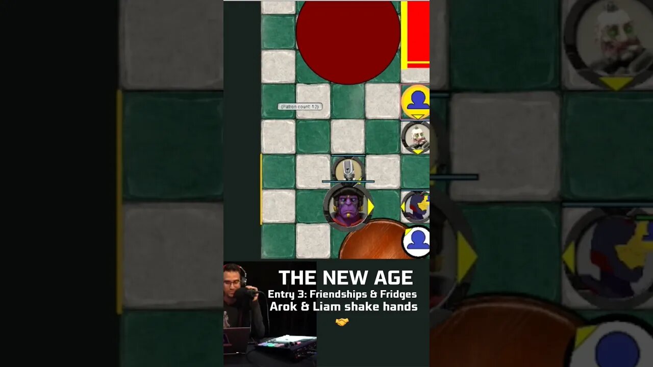 Arok's new nickname is Grapes, thanks to Liam. #tabletoprpg #ttrpg #ttrpgcommunity #ttrpgs #newage