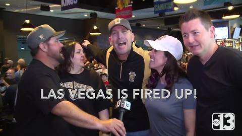 Vegas Golden Knights fans are fired up for the playoffs