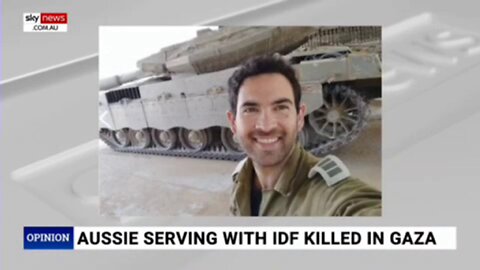 A Melbourne born Australian foreign fighter who joined the IDF to fight against Palestinians