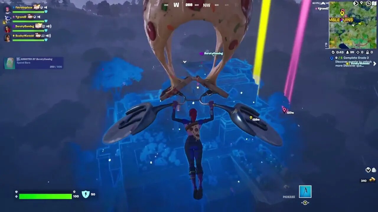 Ruined at Rumble Ruins #26 Fortnite Family Squads YgrandZ Bursty Scoby