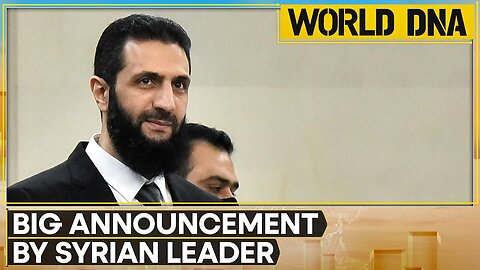 Syria's New Leader Says All Weapons To Come Under 'State Control' | WION World DNA