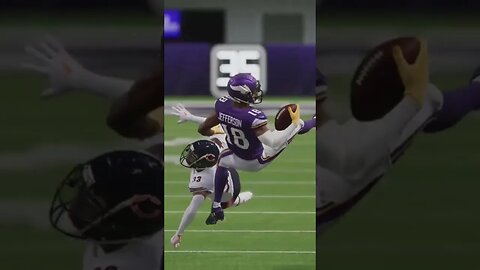 JUSTIN JEFFERSON INSANE ONE HANDED CATCH!!! #drw15 #madden23 #justinjefferson