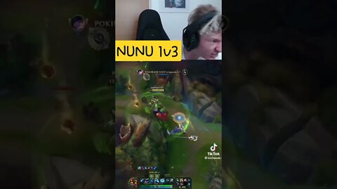 Nunu 1v3 #shorts