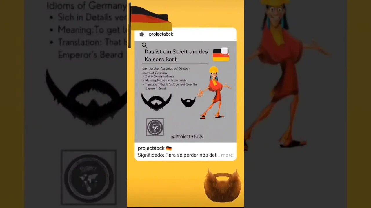 🇩🇪 Das ist ein Streit um des Kaisers Bart