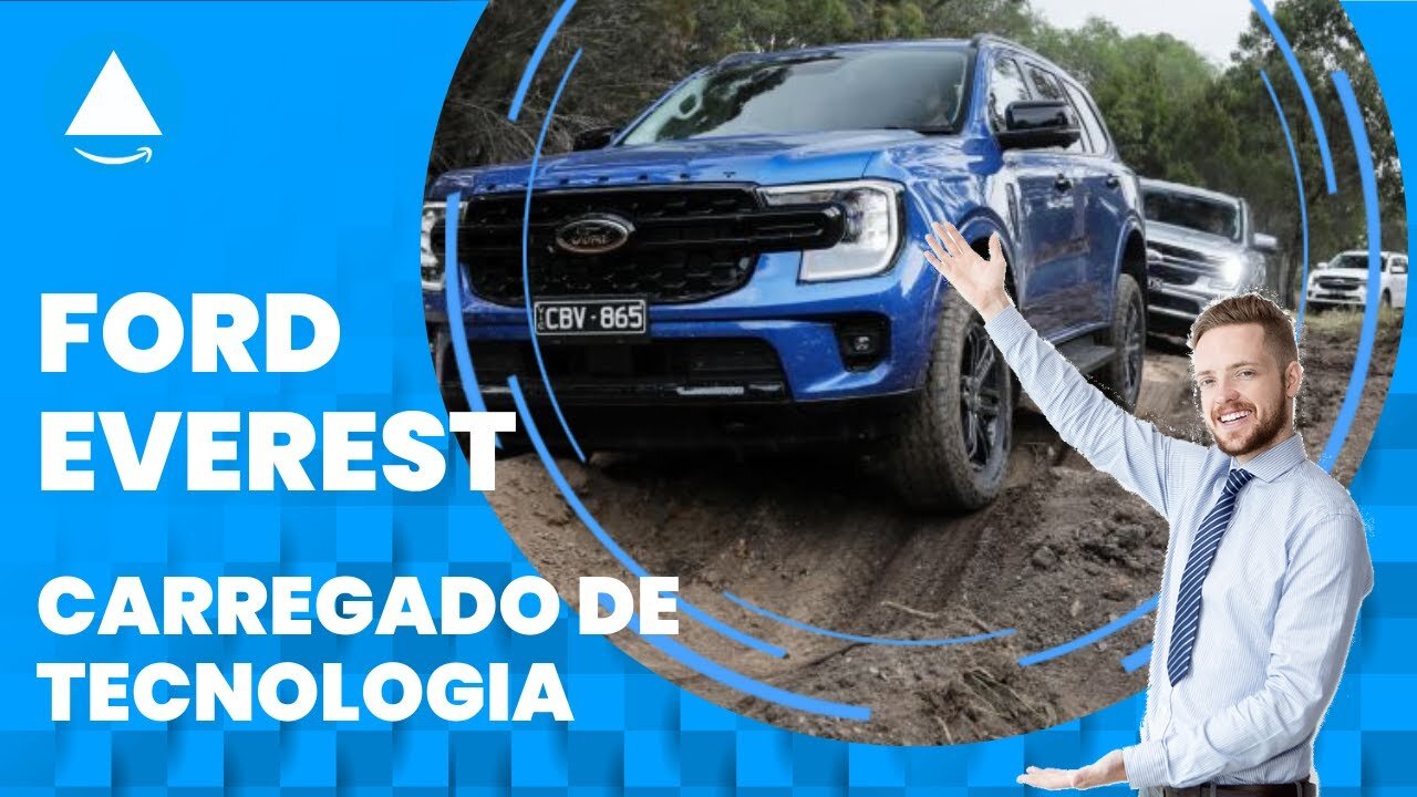 Ford Everest 2023 - Mira Toyota SW4 - Arrojado por fora - Um santuário por dentro