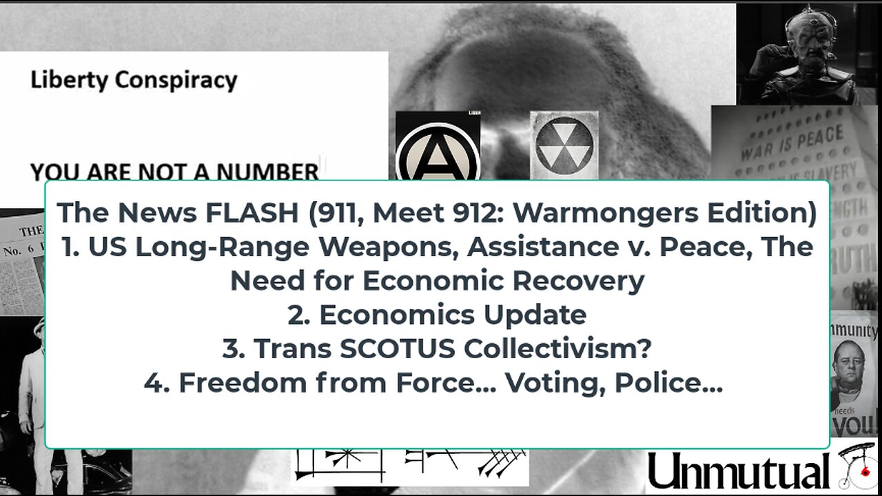 Liberty Conspiracy LIVE 9-12-24! US Pushes Russia, Economy Ex, Speech