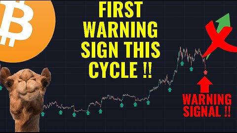 Bitcoin Fires First Warning Signal This Cycle