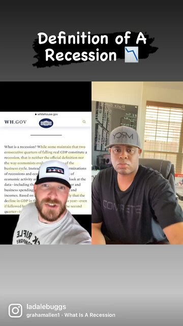 Definition of Recession…🤔