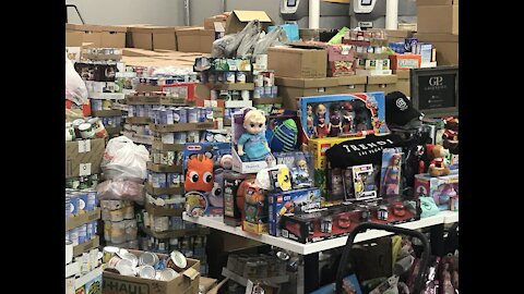 Planet 13 donates 25,000 cans of food and toys