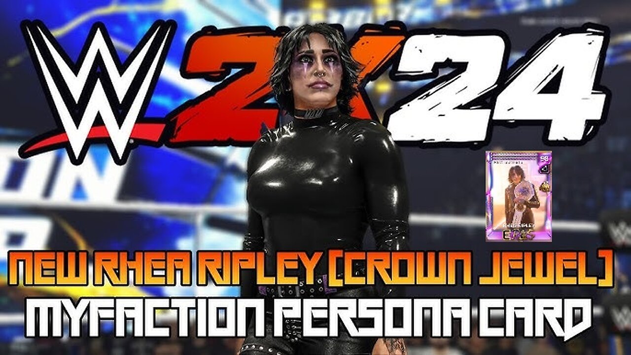 WWE 2k24 Rhea Ripley(Crown Jewel) Entrance