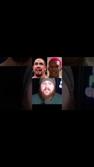 MMA Guru thinks Robert Whittaker is a better striker than Israel Adesanya and likes smaller men.