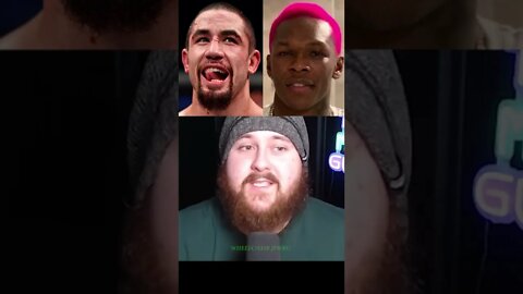 MMA Guru thinks Robert Whittaker is a better striker than Israel Adesanya and likes smaller men.