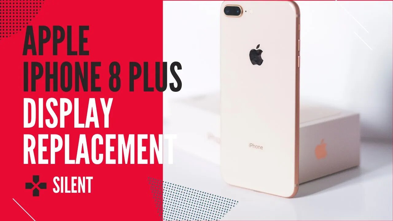 APPLE Iphone 8 Plus, screen, display, replacement, repair video