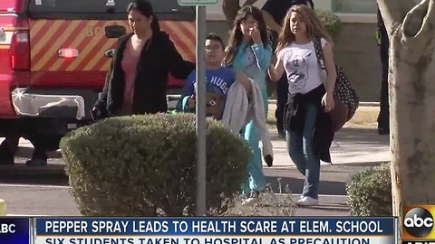 Pepper spray leads to chaos at Avondale school
