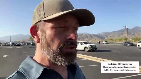 Live - The Peoples Convoy - Pulling into Morongo Casino - Southern California