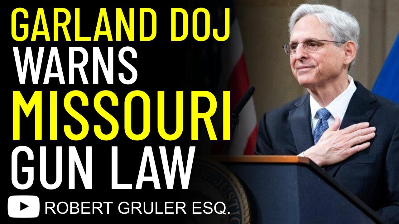 Garland DOJ Warns Missouri Gun Law