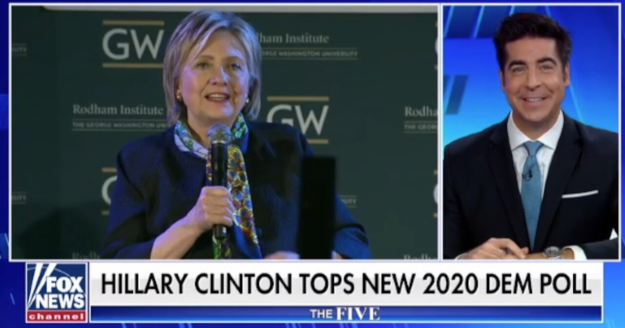 The Five discusses poll showing Hillary is Democratic frontrunner