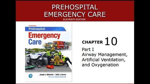 Airway Management, Artificial Ventilation and Oxygenation Part 1