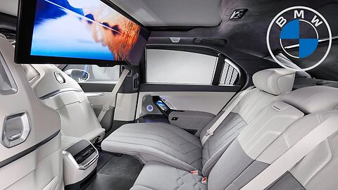 THE NEW BMW 7 SERIES 31-INCH 8K BACKSEAT SCREEN