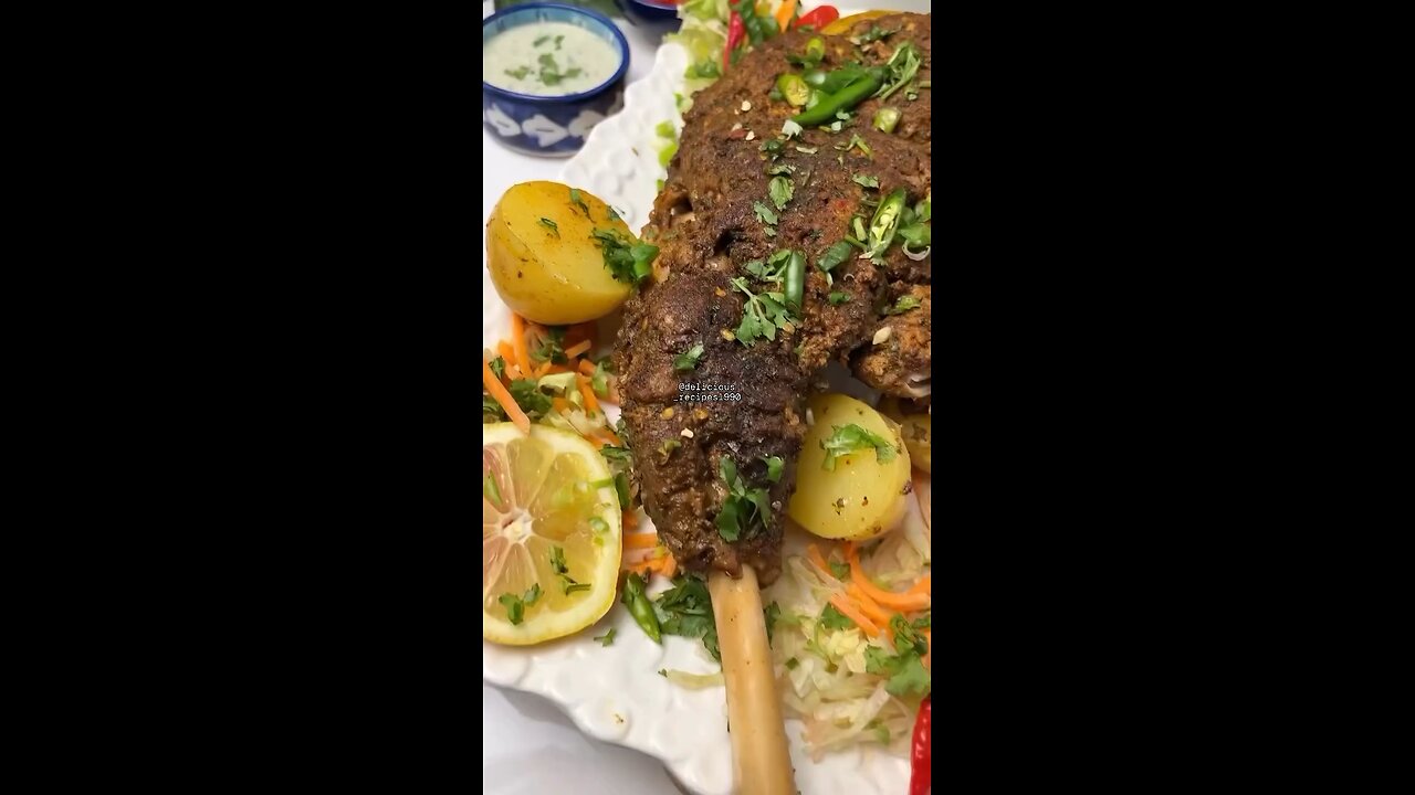 Mutton Raan Roast recipe (easy to make)