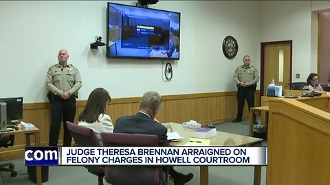 Livingston Co. Judge Theresa Brennan arraigned Tuesday