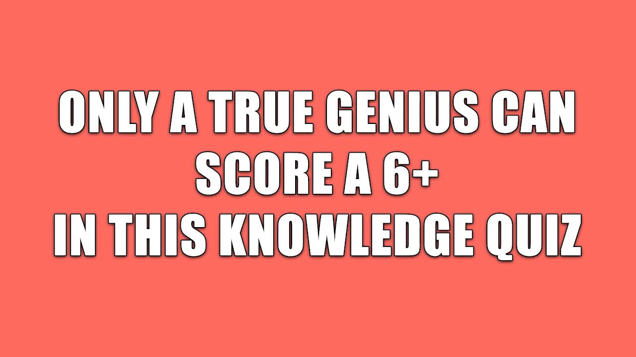 General Knowledge Quiz #2