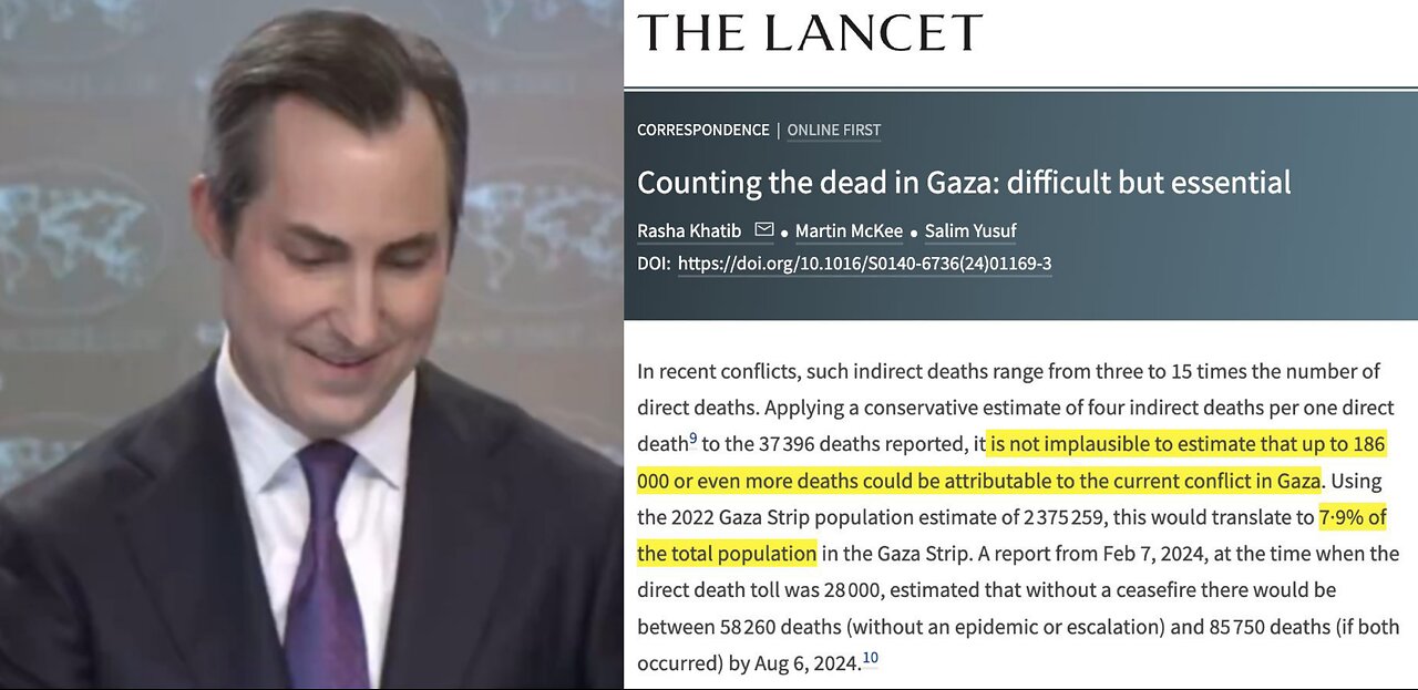 Matt Miller AKA Count Smirkula Gets Called Out By Press For Evil Grin About Crisis In Gaza