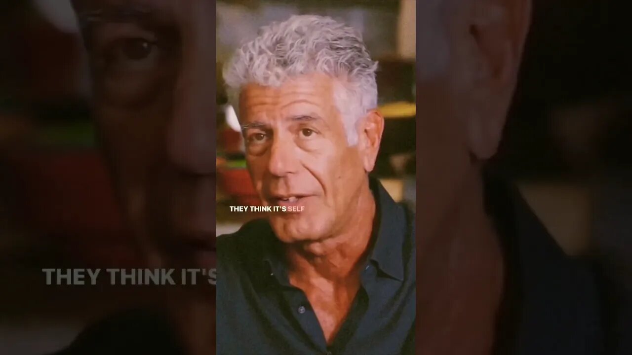 Anthony Bourdain | "Boring As F*ck"