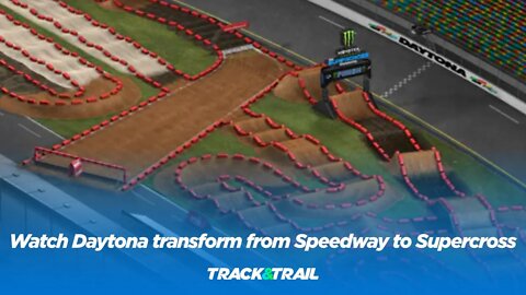 Watch Daytona transform from a Speedway to Supercross