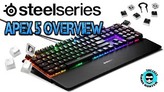 STEELSERIES APEX 5 GAMING KEYBOARD -- LGH